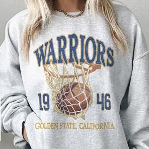 Basketball Golden State Sweater, Warriors 90S Basketball Graphic Sweatshirt